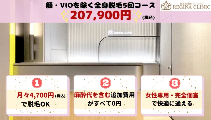 レジーナクリニックの比較画像池袋