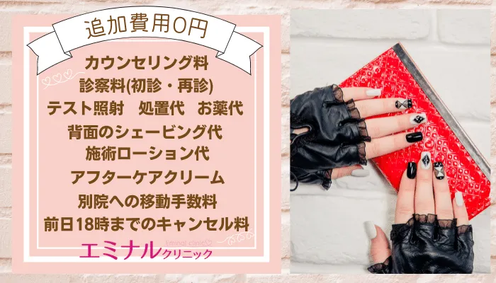 エミナルクリニック追加費用大分
