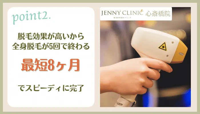 ジェニークリニック心斎橋おすすめポイント2