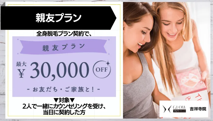 グロウクリニック 吉祥寺親友プラン