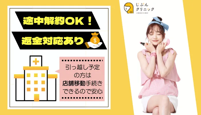 じぶんクリニック解約