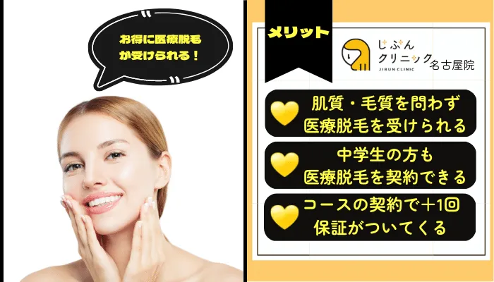 じぶんクリニック名古屋メリット