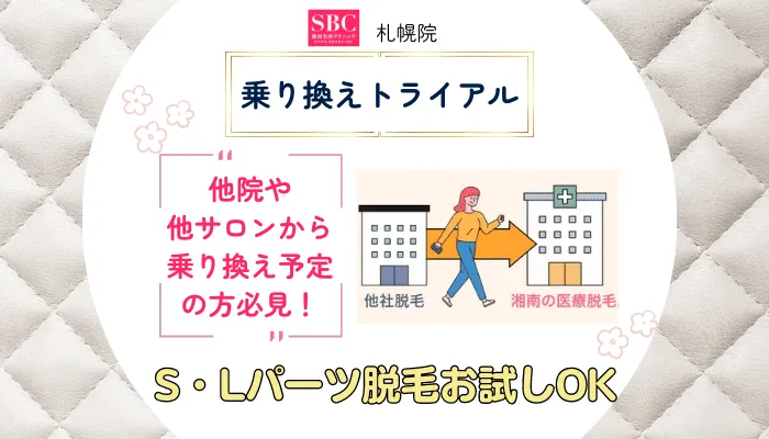 SBC札幌乗り換えトライアル