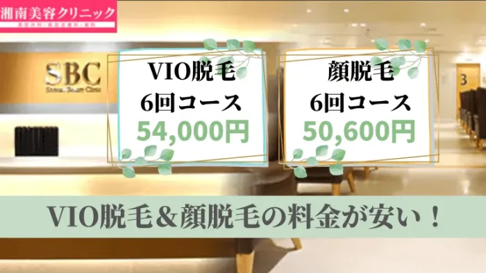 湘南美容クリニック札幌VIO＆顔脱毛