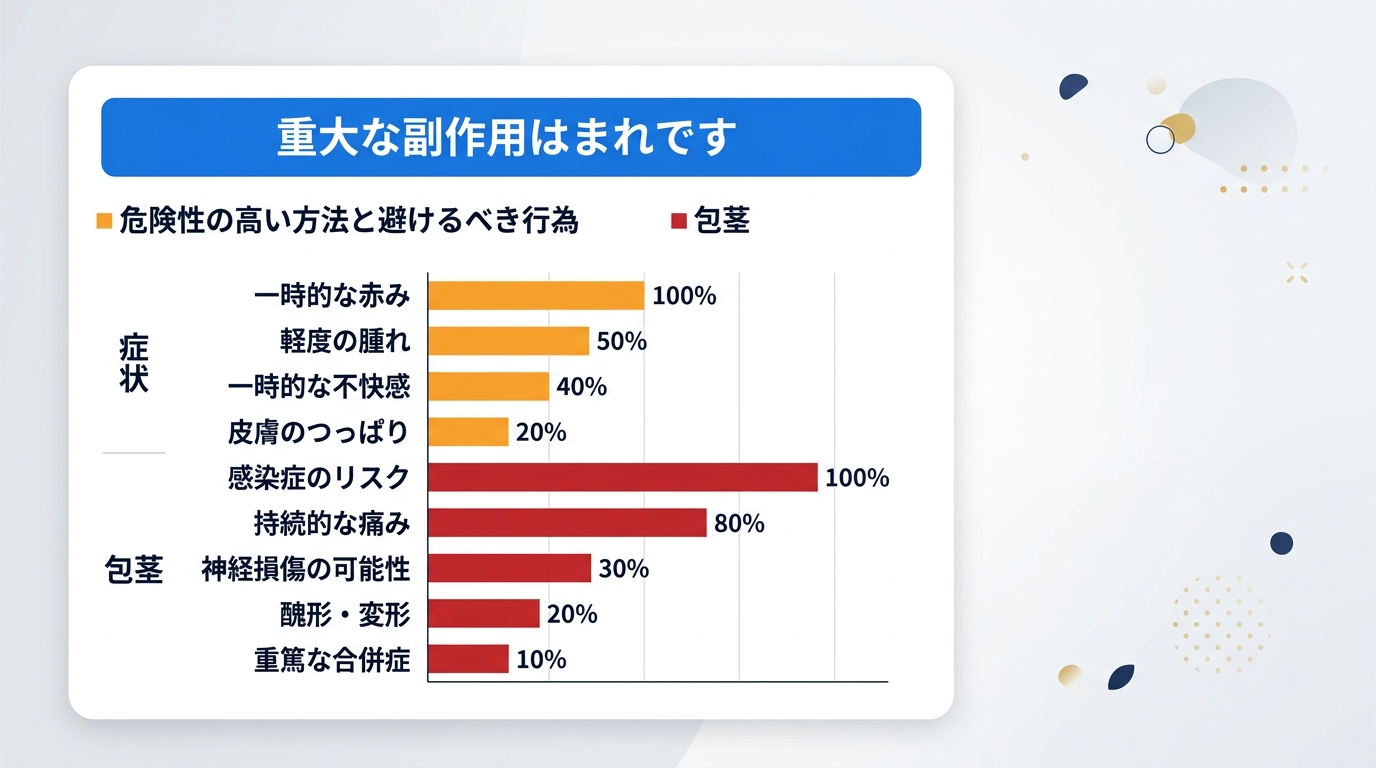 危険性の高い方法と避けるべき行為