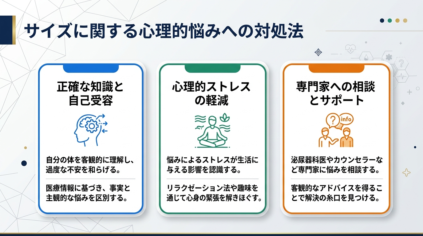 サイズに関する心理的悩みへの対処法