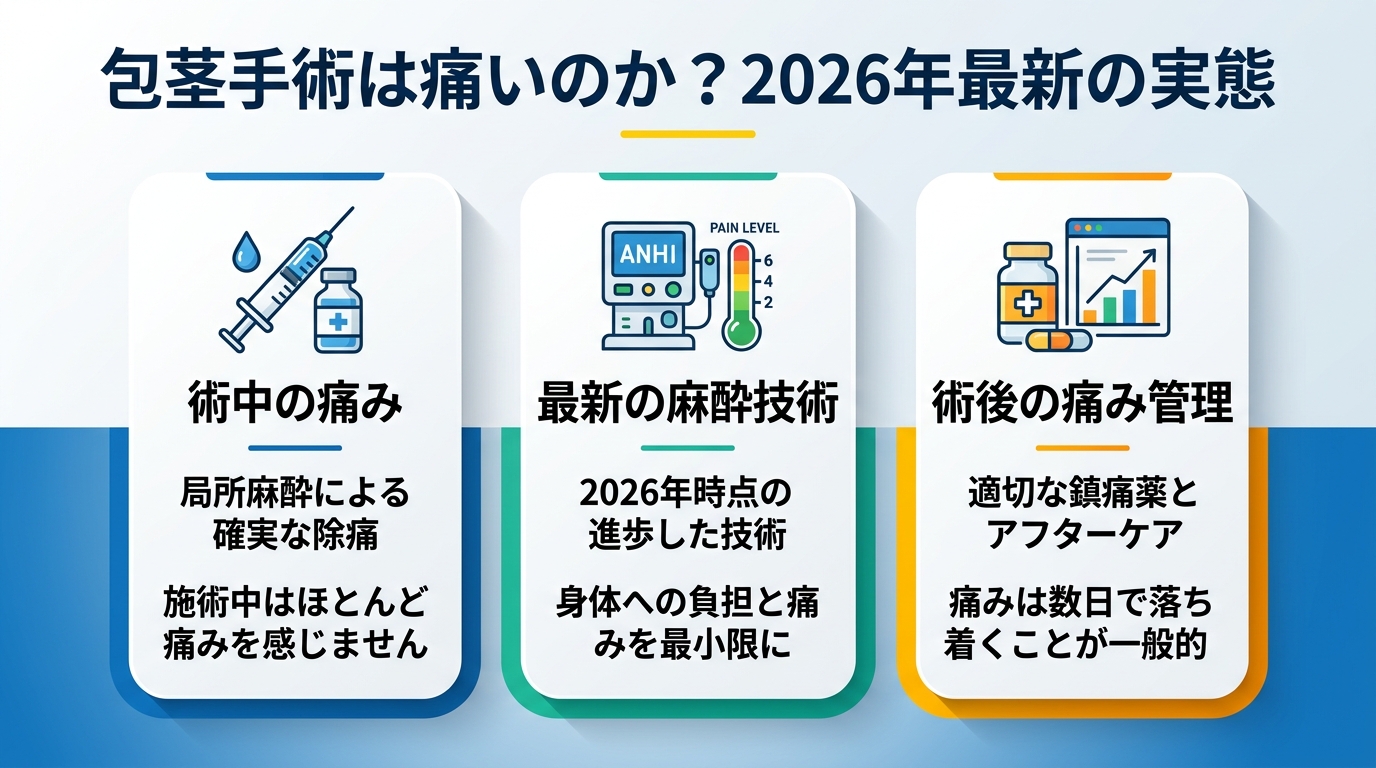 包茎手術は痛いのか？2026年最新の実態