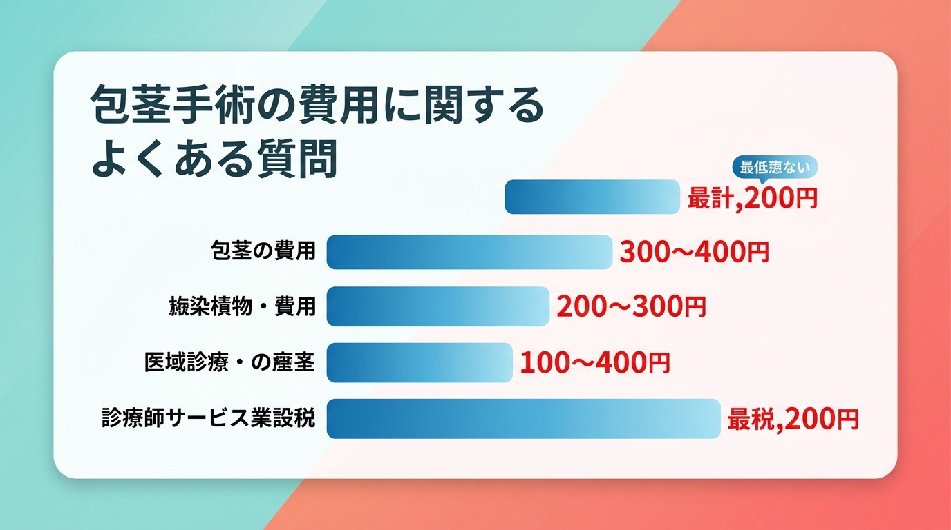 包茎手術の費用に関するよくある質問