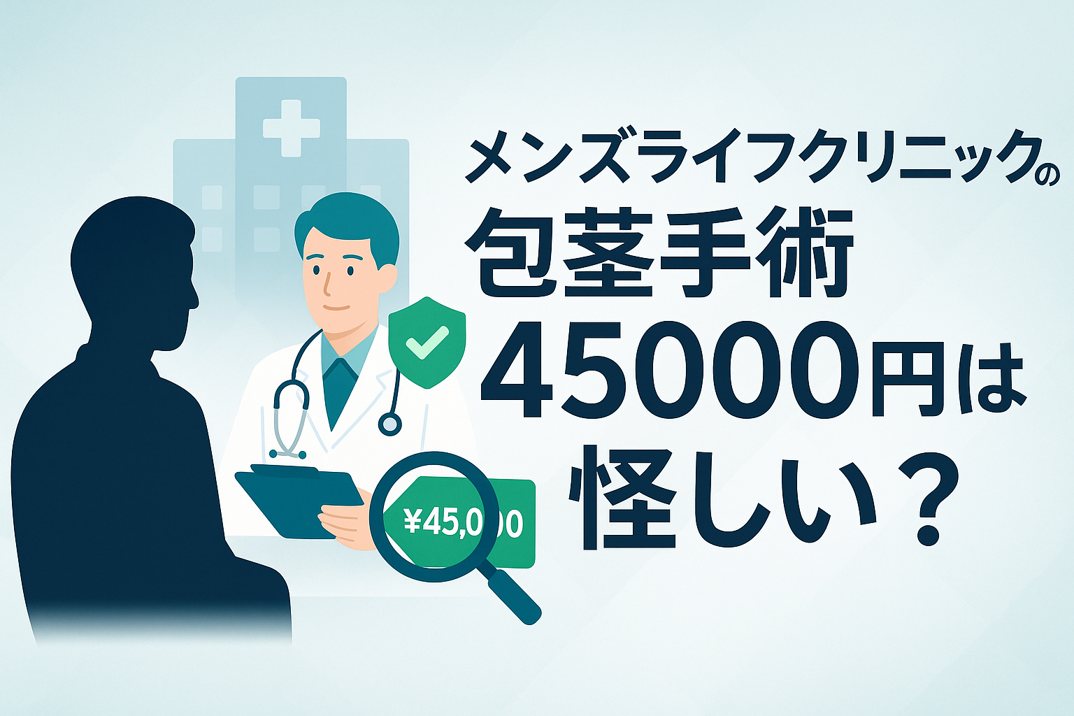 メンズライフクリニックの包茎手術45000円は怪しい？