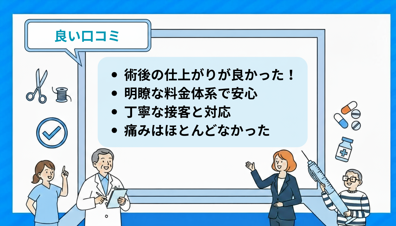 メンズライフクリニックの良い口コミ評判まとめ